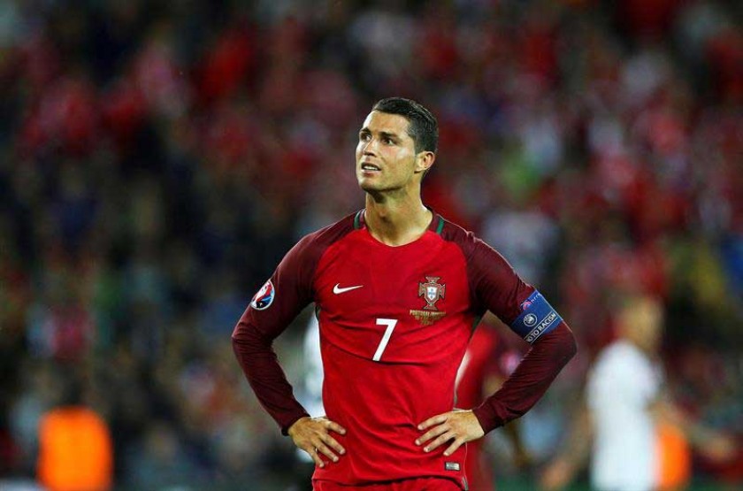 El delantero portugués no pudo anotar para el triunfo de su selección, que quedó segunda de su grupo.