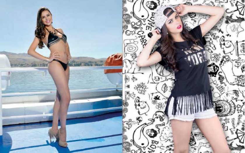 CANDIDATA. Camila Andrade es la concursante chuquisaqueña que consiguió mayor visibilización mediática