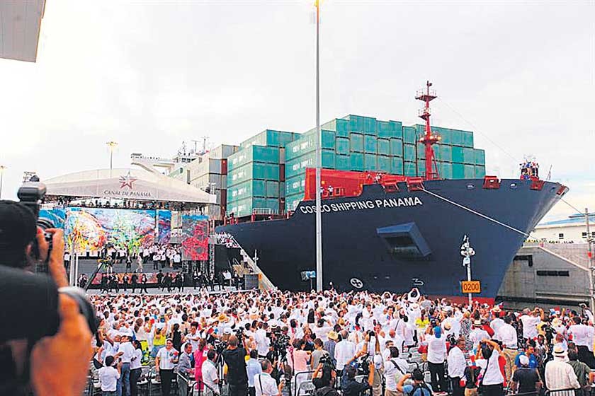MEGAOBRA. La ampliación del canal de Panamá se constituye en una obra de gran impacto en las relaciones comerciales