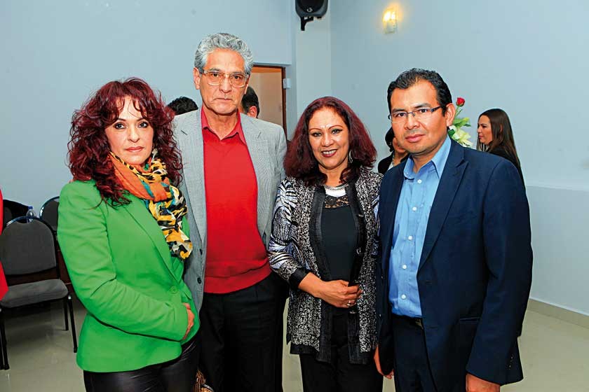 Liliana Marquez, Germán Gutiérrez, Sussy de Lagrava y Eberth Almendras.
