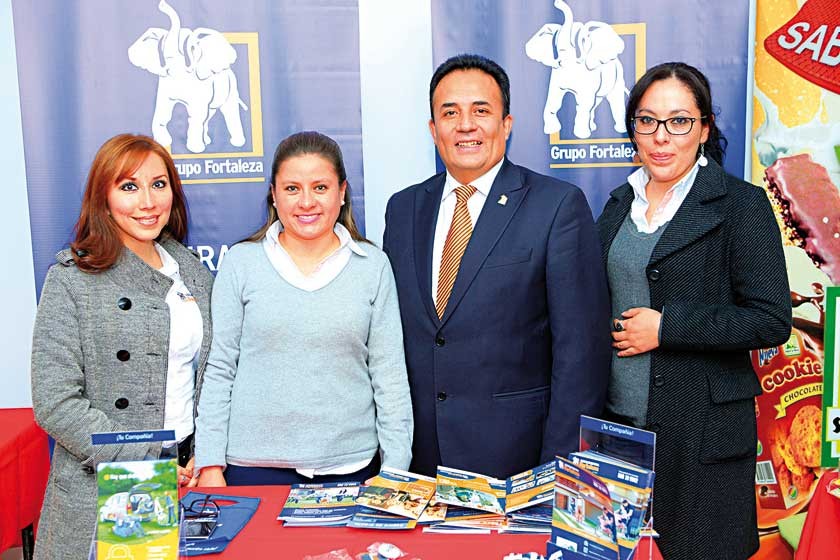 Valeria Flores, Patricia Jiménez, Boris Valda y Claudia Salgueiro.