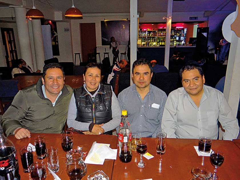 Silvio Núñez, Basan Dariana, Donald Dorado  y Jorge Sánchez.