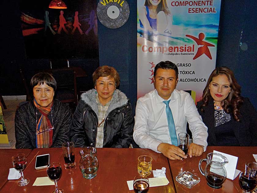 Greta Vargas, Yanet Lijerón, Marcelo Fernández  y Ana Segales.