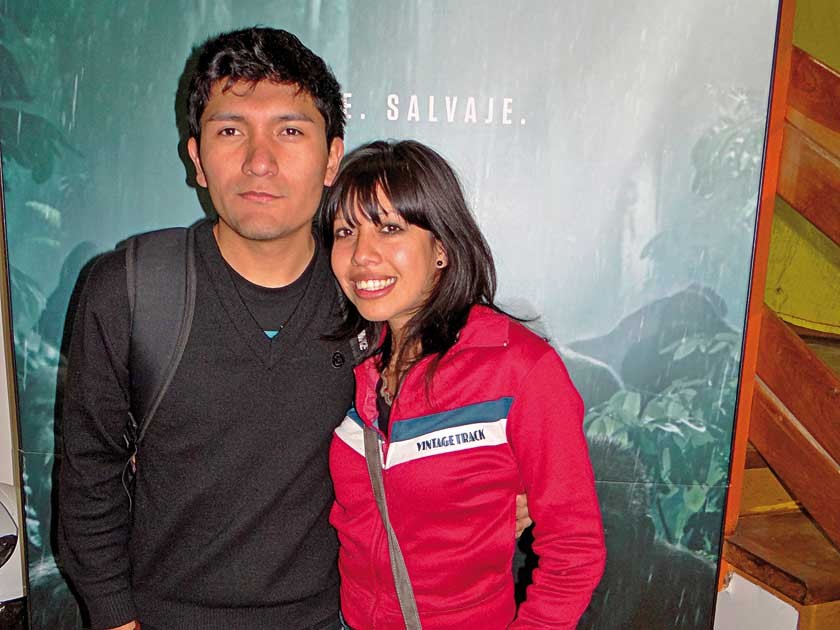Ariel Ávila y Mayra Burgos.