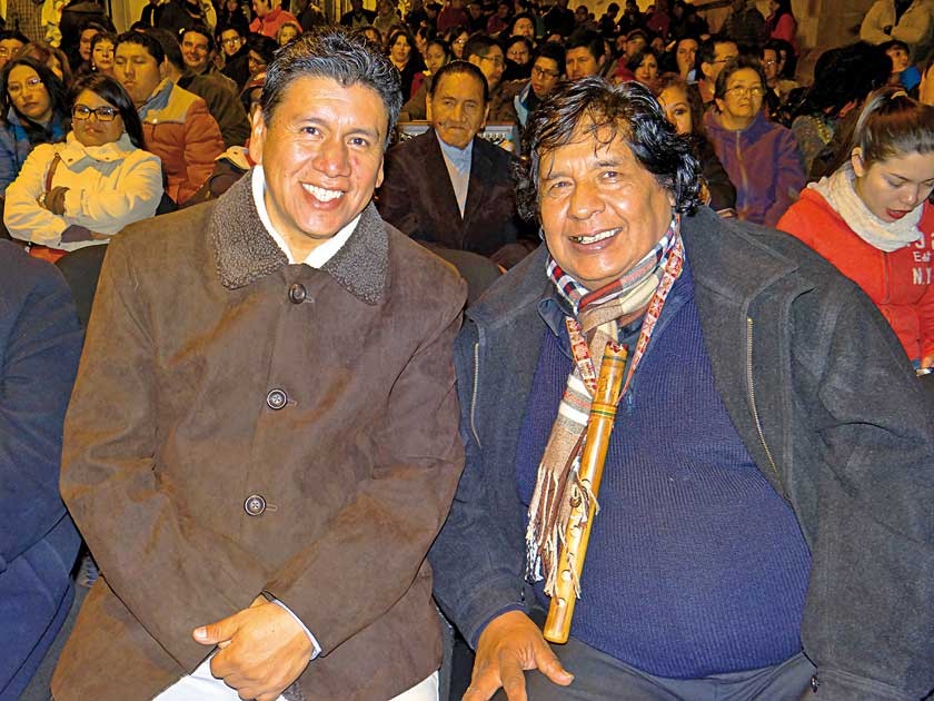Iván Arciénaga y Roberto Sahonero.