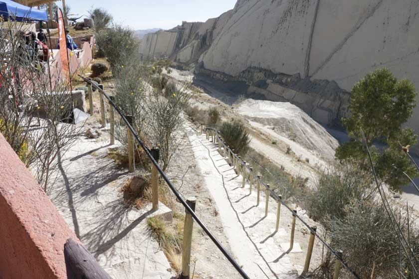 SENDERO. El Alcalde entregó varias mejoras al sendero que permite a los visitantes del parque acercarse al farallón