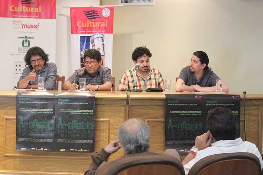 ENCUENTRO. En la primera versión del encuentro literario, Rubén Vargas, destacado poeta y crítico literario boliviano