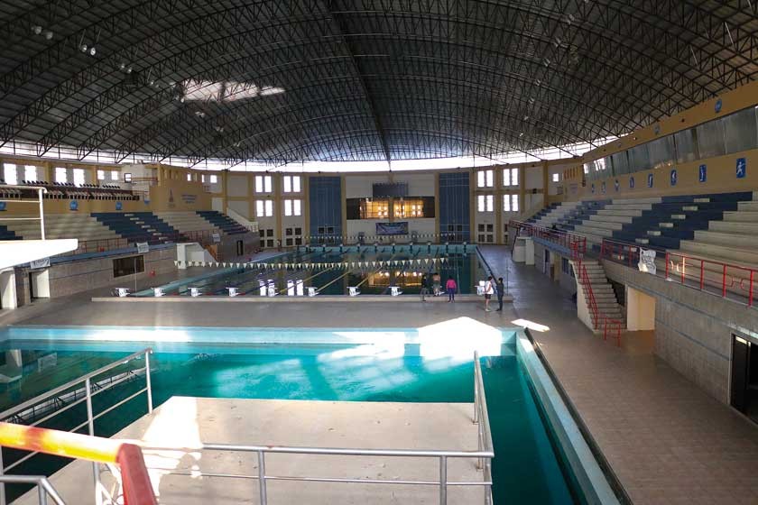 La piscina olímpica, legado de los Boliviarianos