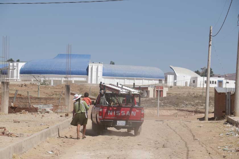 CRECIMIENTO. El barrio Villa Marlecita se encuentra muy cerca del Campo Ferial recientemente entregado al servicio.