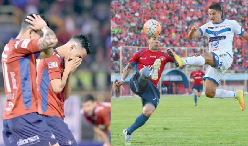 El lamento de los jugadores aviadores luego de quedar fuera de la Copa Sudamericana a manos del Sol de América paraguayo