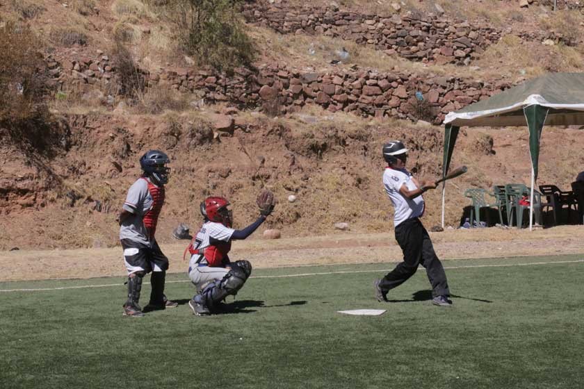 Ayer se cumplió la segunda jornada del Campeonato Nacional de Béisbol en la cancha de fútbol de Garcilazo.