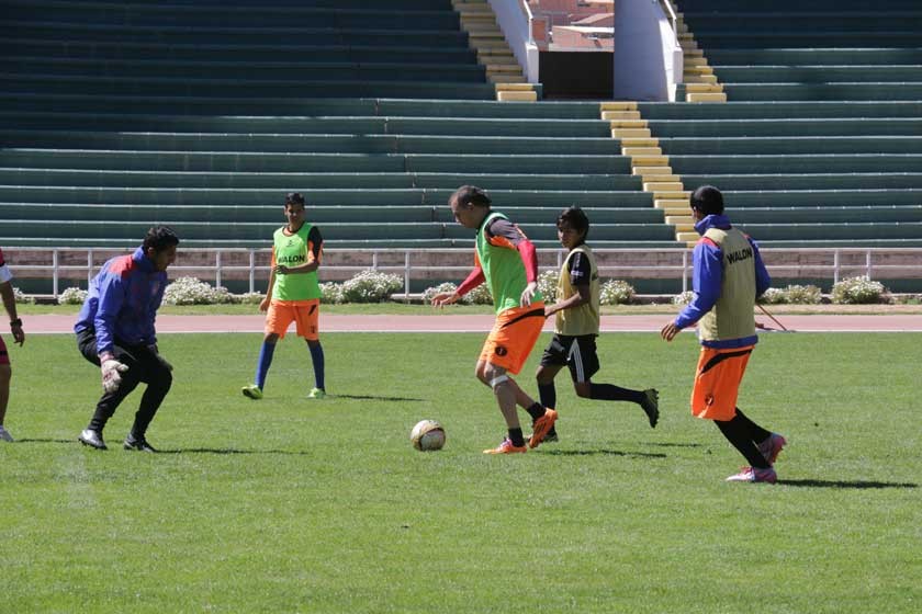 El plantel capitalino cerró sus prácticas ayer para enfrentar esta tarde a Real Potosí en la Villa Imperial.