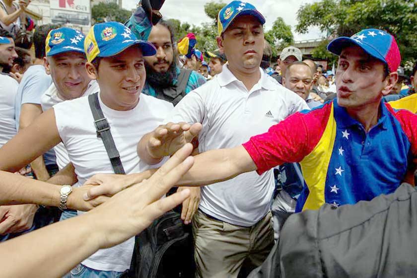 OPOSITOR. Henrique Capriles.