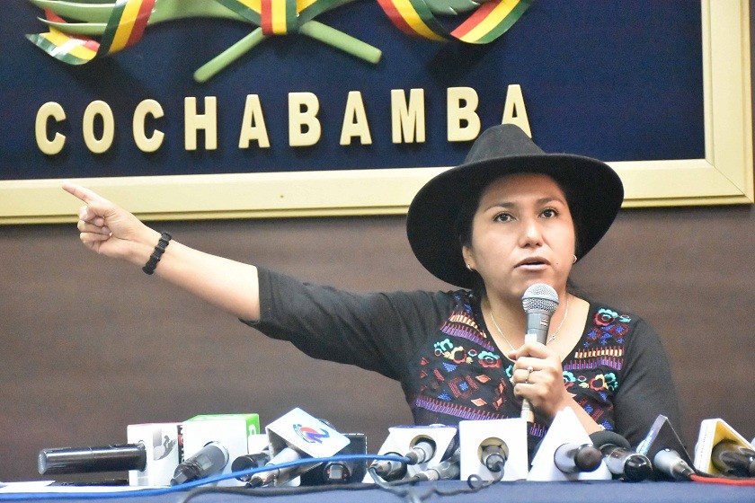 Marianela Paco está molesta por los mensajes discrimatorios contra ella. Foto: Archivo