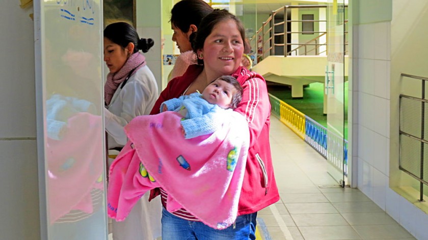 TRANAJO. El hospital del Niño "Sor Teresa Huarte" se encuentra en la zona de Lajastambo y a diario recibe a una gran...