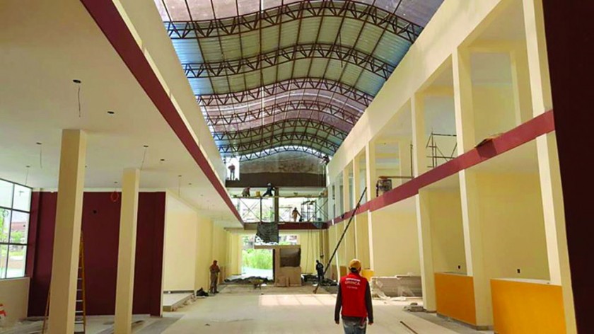 AVANCE. La construcción de la Terminal de Buses en el municipio de Camargo.