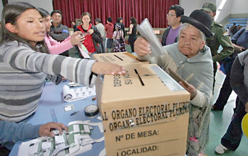 DEMOCRACIA. Una imagen de las últimas elecciones presidenciales en el país.