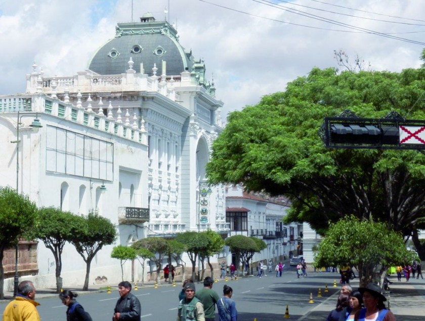 GOBERNACIÓN. Una imagen del palacio del Gobierno Departamental, actualmente administrado por el MAS.