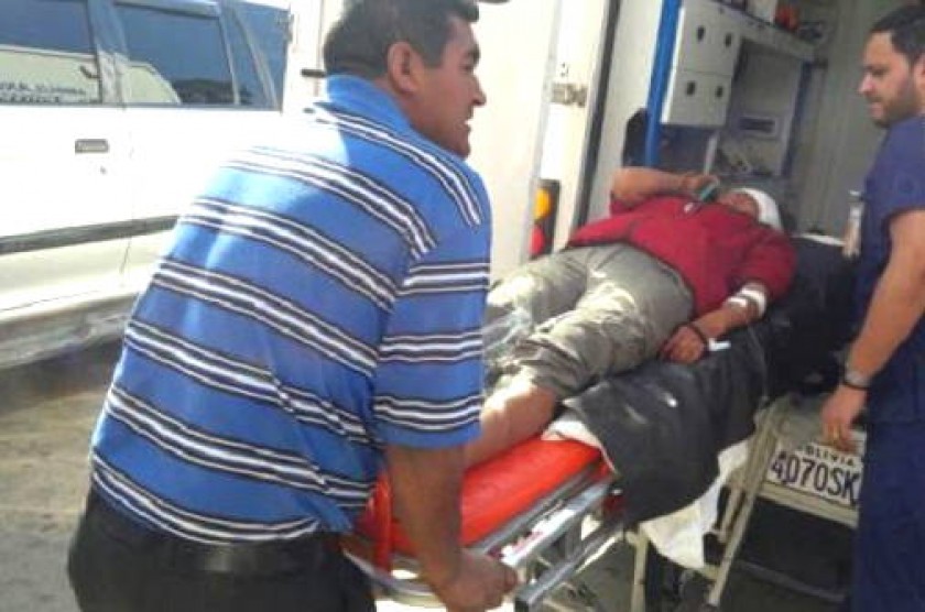 Los heridos fueron auxiliados y llevados a hospitales. Foto: El Deber