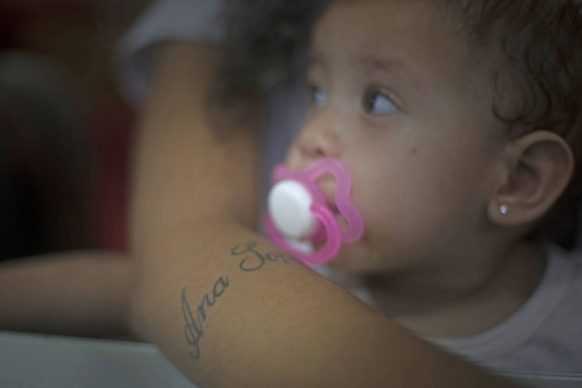 Ana Sophia, la hija que Nayane tuvo tras quedarse embarazada a los 14 años.