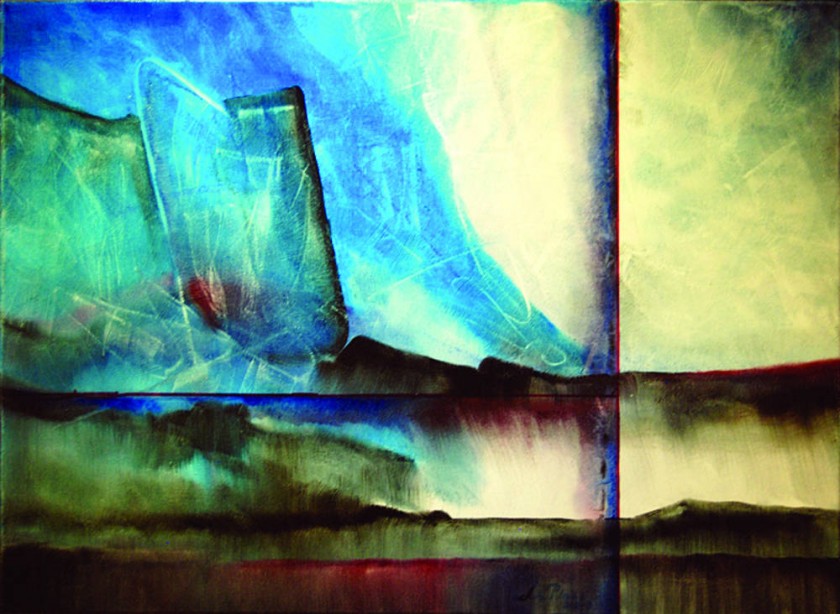 PINTURA. "Sin título", una de las obras del destacado artista boliviano del siglo XX.