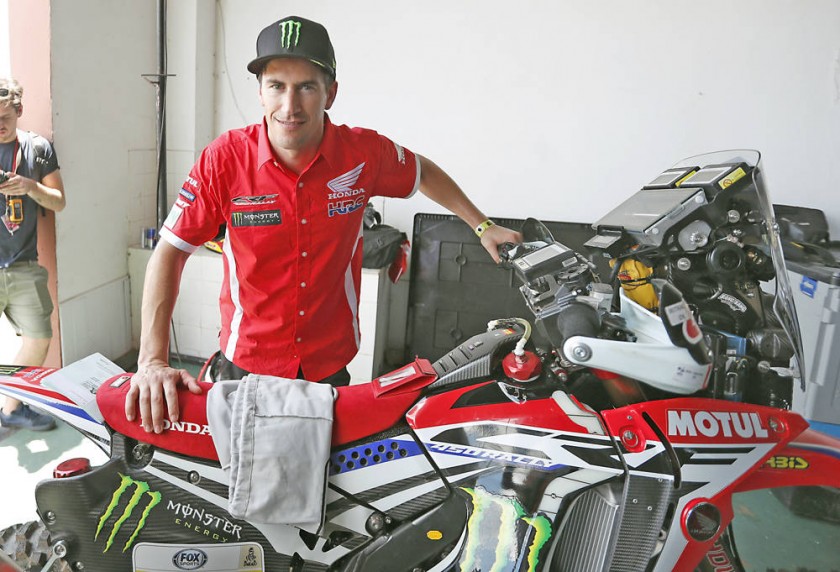 El piloto español lidera el equipo Honda de motos en el Rally Dakar.