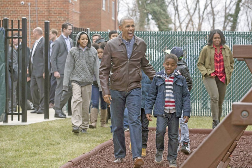 CB 8-1.jpgDESPEDIDA. Barack Obama durante uno de sus últimos actos oficiales como presidente de Estados Unidos.