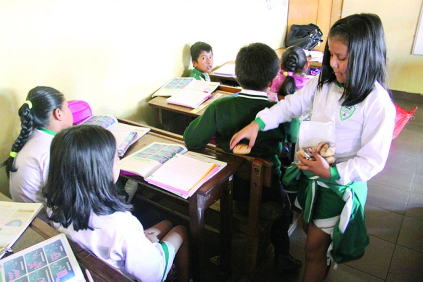DOTACIÓN. El desayuno escolar tendrá más productos que el año pasado.