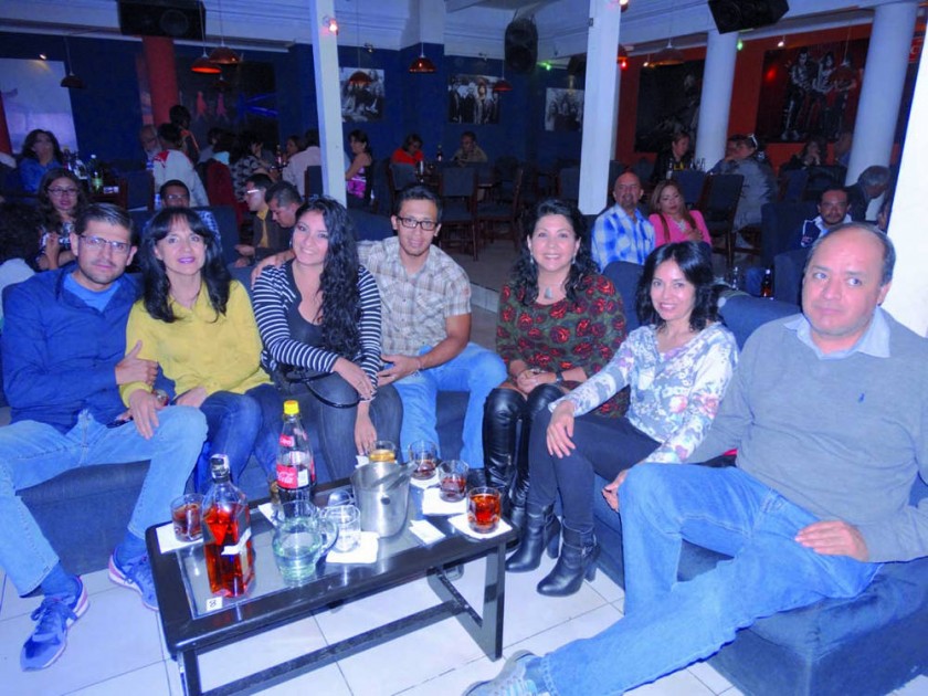 Franco Bohórquez, Ximena Ortiz, Cecilia Sahonero, Rodrigo Navarro, Martha Campuzano, Maricela Ortiz y Jorge Zamora.