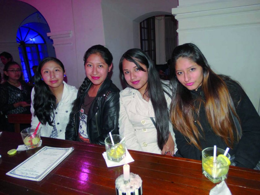 Zulma, Mildred, Dayana y Erika.