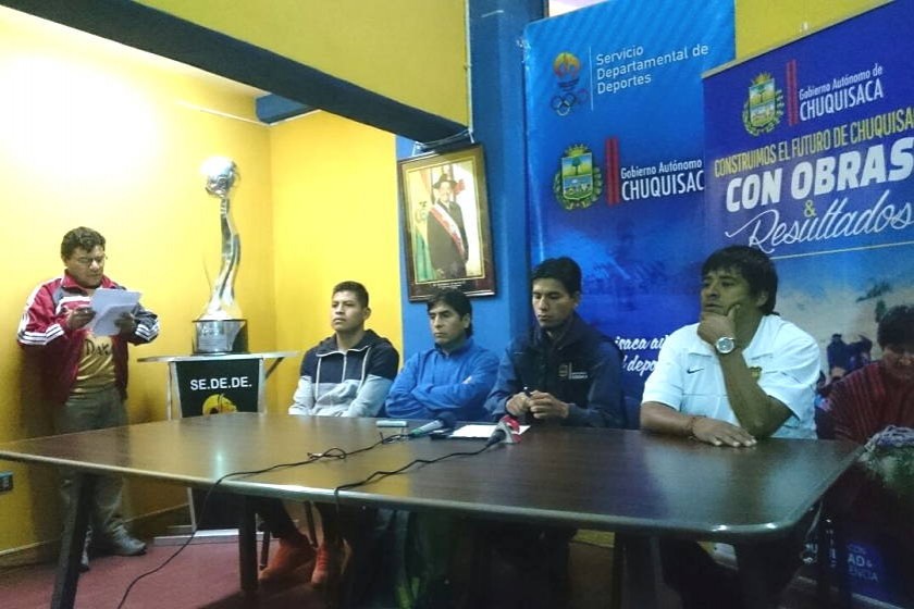 El anuncio del SEDEDE de la sanción contra seis jugadores y miembros del cuerpo técnico. Foto: CORREO DEL SUR