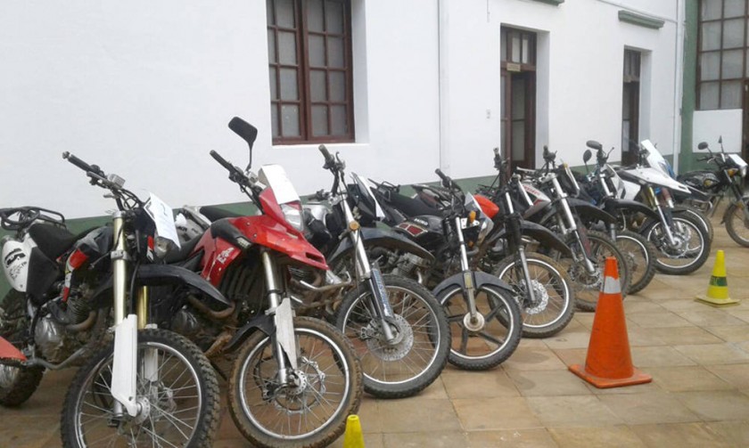 EXPOSICIÓN. Motocicletas recuperadas.