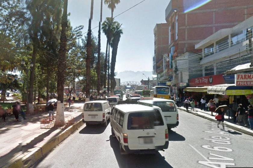 El caso se presentó en Quillacollo. Foto: Googlemaps