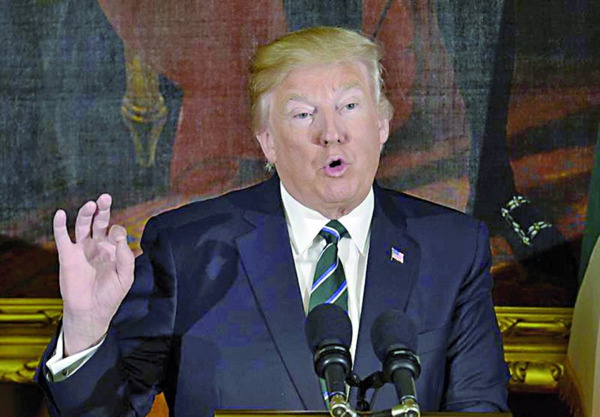 PRESENTACIÓN. El presidente de Estados Unidos, Donald Trump, explica el contenido de su propuesta de presupuesto para...