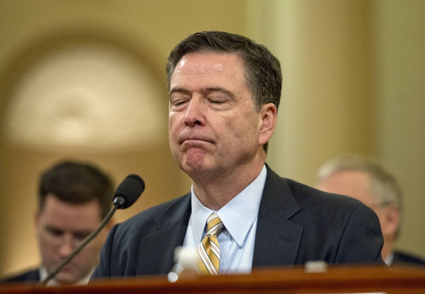 ESCÁNDALO. El ahora ex director del FBI, James Comey,quien ocupó el centro de la información tras ser destituido...