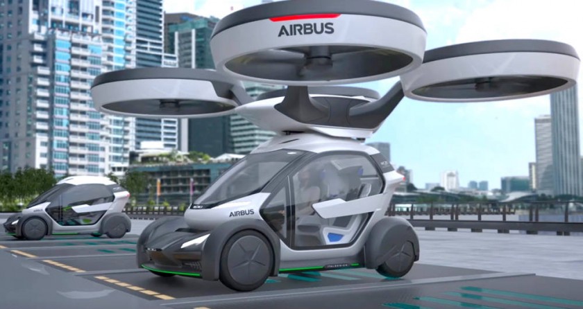 PopUp, auto volador de Airbus, es una cápsula que se conecta a módulos terrestre o aéreo para obtener mayor eficiencia.