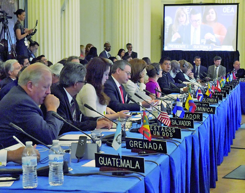 REUNIÓN. Vista general de la vigésima novena reunión de consulta de Ministros de Relaciones Exteriores de la OEA...