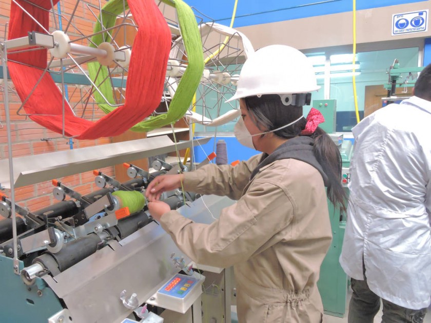 La industria textil boliviana es muy cotizada especialmente en Europa, pero necesita diversificar sus productos.