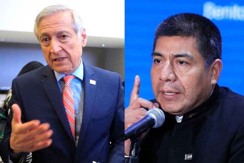 Hay acuerdo entre Heraldo Muñoz y Fernando Huanacuni para reunión de Comité de Fronteras. Fotos: Archivo