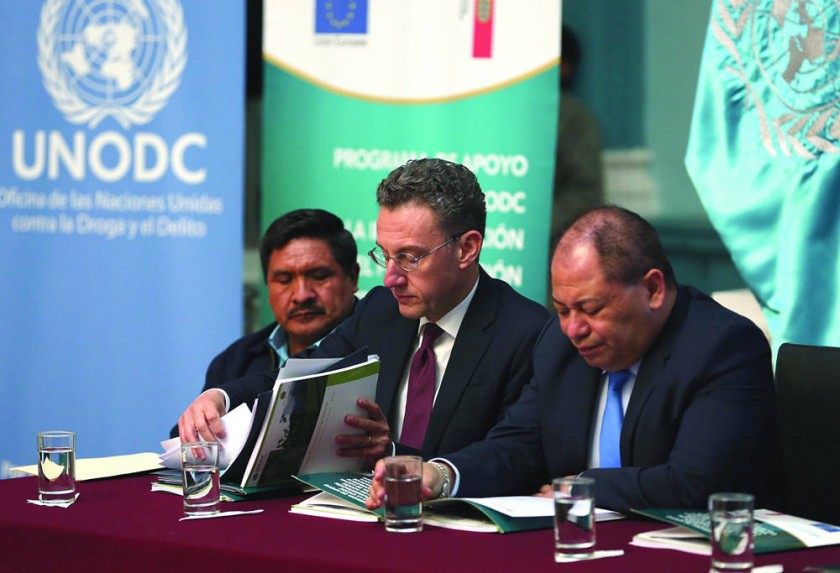 INFORME. El director de la Organización de las Naciones Unidas Contra las Drogas y el Delito (UNODC), Antonino De Leo.
