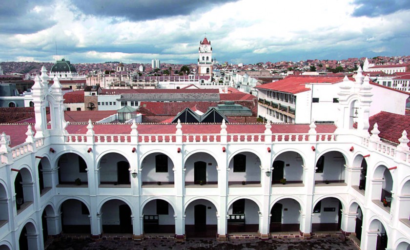Vista panorámica desde el templo de San Felipe Neri, uno de los principales atractivos de Sucre. CAPITALES