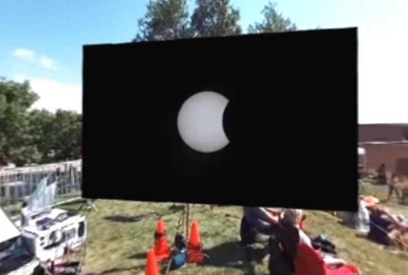 El eclipse total de Sol comenzó en Estados Unidos