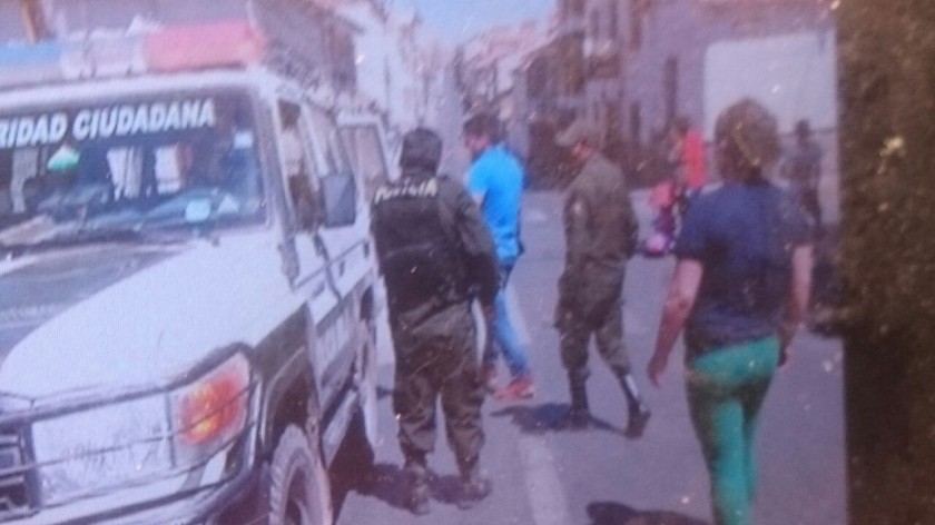 Una imagen del viceministro de Seguridad Ciudadana, supuestamente detenido por efectivos policiales. FOTO: TVU