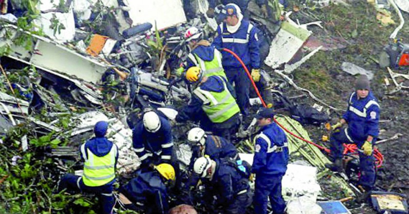 ACCIDENTE. El avión se estrelló en territorio colombiano y dos bolivianos sobrevivieron a la tragedia.