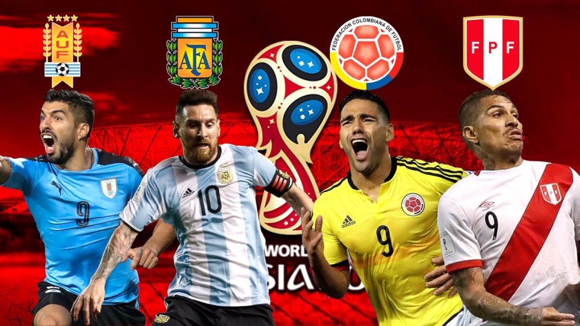 Uruguay, Argentina y Colombia se suman a Brasil; Perú jugará con Nueva Zelanda el repechaje.