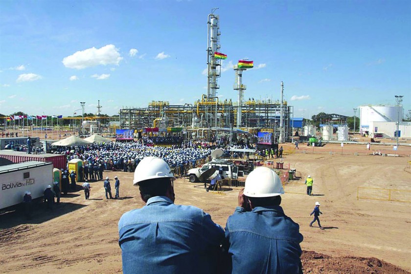 EXPORTACIÓN. La venta de gas natural sigue siendo la principal fuente de ingresos del Estado Plurinacional.