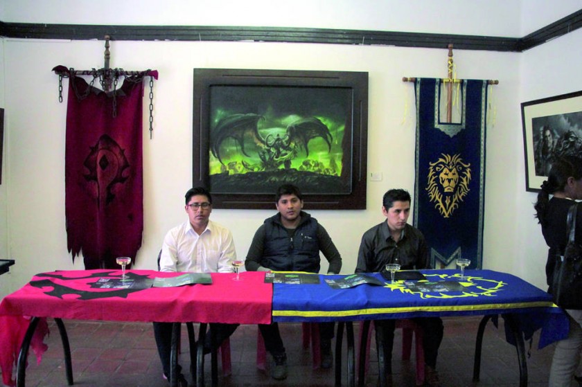 VIDEOJUEGO. En la muestra de las obras.