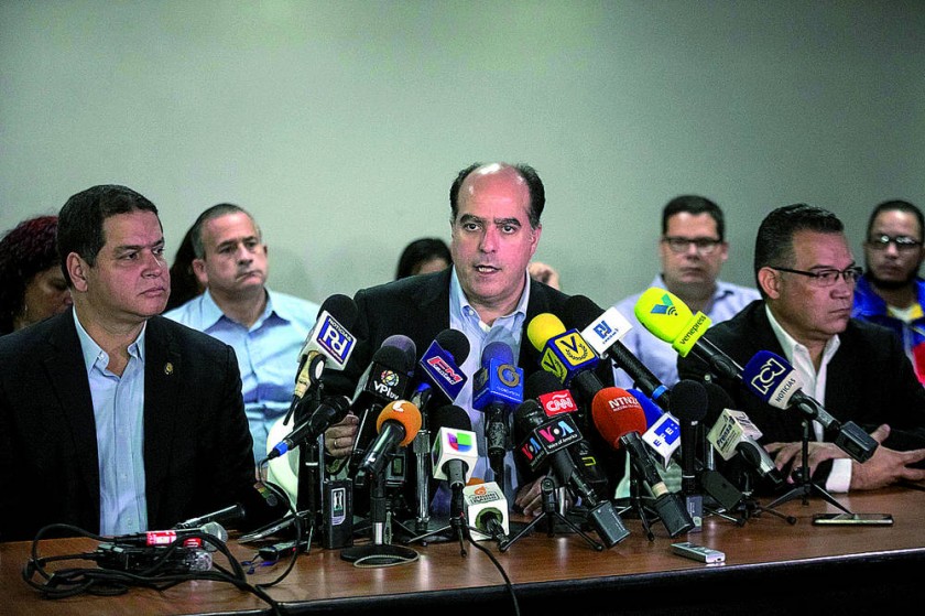 DIVISIÓN. La oposición venezolana se encuentra divivida sobre la propuesta de diálogo.