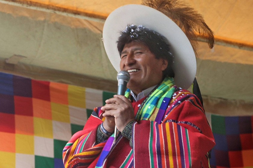 El presidente Evo Morales se pronunció sobre el fallo de la Ley de Coca. FOTO: ABI