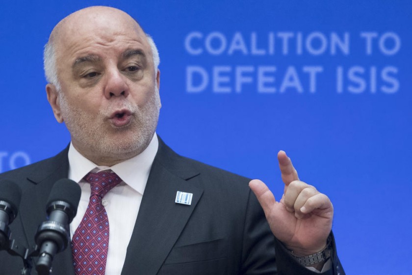 ATENCIÓN. El primer ministro, Haidar al Abadi, advirtió a los iraquíes que deben permanecer alertas ante posibles...
